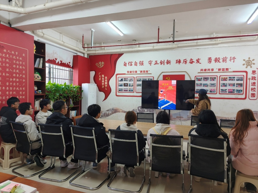 校園文化藝術節(jié)系列報道之（九十六） 乒乓協(xié)辦技藝傳，文化藝術潤心田